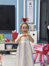 巴拉巴拉女童连衣裙儿童裙子夏装刺绣国风汉服襦裙新中式208225111032 实拍图