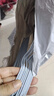 浸塑不锈钢加粗衣架家用防滑无痕衣挂学生宿舍阳台卧室衣服挂 云水蓝【防滑不鼓包】 【10只装】 实拍图