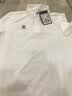 卡尔美（KELME）运动POLO衫男士翻领运动T恤夏季纯色女士 透气速干定制短袖 男 白色 M 实拍图