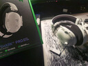 雷蛇（Razer）旋风黑鲨V2专业版Pro 2.4G+蓝牙 无线头戴式电竞游戏耳机耳麦 被动降噪 白色 三角洲EQ调节 CSGO 实拍图
