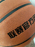 李宁（LI-NING）篮球5号CBA联赛篮球室内外通用青少年儿童五号PU LBQK445-1 实拍图