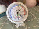 得力(deli)室内温湿度计老人婴儿儿童生日礼物 台挂两用家用 免电池大表盘 办公用品 超大号9016 实拍图