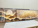 唤墙 客厅装饰画现代简约沙发背景墙壁画新中式大气靠金山水叠加挂画 招财金树 180x50cm(适合2.5米沙发)晶瓷 实拍图