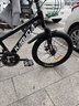 卡布达山地自行车铝合金升级款成人变速越野锻炼身体通勤车青少年 铝合金材质-曜夜黑-快拆前轮 22英寸（身高130-145CM） 24速-送11件骑行大礼包 实拍图