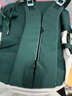 思儒霖大容量书包男高中生初中生潮牌双肩包女大学生休闲旅行电脑背包 绿色+青蛙挂件 实拍图