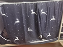 南极人大学生宿舍床帘上铺蚊帐宿舍一体式全包围遮光下铺专用床帘遮挡布 梅花鹿DFBL 90cm*190cm -0.9床下铺/自连接支架 实拍图