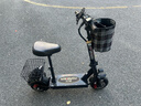 永久电动滑板车便携两轮代步车电瓶车迷你小型代驾折叠电动车锂电池 48V黑/30-40KM/旗舰版强动力 实拍图