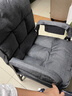 杰妃电脑椅子久坐舒适折叠躺椅家用宿舍午睡办公椅可调节靠懒人背椅子 单椅【五档调节可躺】 【承重升级加厚】灰色 实拍图