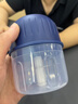 绞肉机小型打蒜器家用绞蒜切蒜器多功能辅食料理机电动蒜泥神器蒜蓉机自动切菜机压蒜器 蓝色-升级大电机 0.26L 实拍图