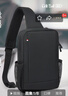 SHENG BEI ER男女胸包iPad包11 11.5 12.9 13 13.6英寸苹果华为联想平板电脑包 黑色小号 适11-12.6英寸 实拍图