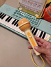 乐乐鱼（leleyu）37键电子琴儿童玩具乐器初学者早教带话筒小钢琴男女孩生日礼物 实拍图