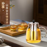 金灶（KAMJOVE）泡茶壶飘逸杯 耐热玻璃茶具功夫办公室花茶壶 茶水分离杯茶壶家用 A-20加长滤篮 1100ml 实拍图