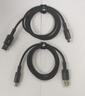 绿胜type-c数据线100W快充6A超充typec充电线适用华为mate50荣耀nova小米vivo安卓oppo手机USB充电器 黑色【充满智能断电】【两条装】 1M 实拍图