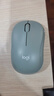 罗技（Logitech）M221 轻音鼠标 无线鼠标 办公鼠标 对称鼠标 带无线微型接收器 薄荷绿 实拍图