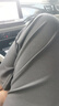 SIINSIIN直筒裤女夏季休闲凉感轻薄垂感显瘦阔腿裤高腰收腹鲨鱼裤2025新款 显瘦黑(加长款) 身高169-174cm XL 【136-150斤】 实拍图