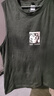 真维斯（Jeanswest） 中国风无袖背心男纯棉夏季2024年新款宽松大码运动坎肩篮球汗衫 灰绿# ZS艺术虎 L 【推荐110-130斤左右】 实拍图