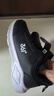 361°儿童运动鞋男童跑鞋秋冬密网轻便魔术贴女童皮革加绒保暖运动鞋 【皮革加绒】碳黑/361度白 37 实拍图