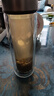 【⭐京东物流配送】高硼硅双层玻璃杯大容量泡茶杯水杯子茶水分离 【双层加厚】茶杯 350ml 1只 实拍图