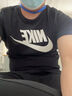 耐克(NIKE)男短袖T恤 纯棉 运动休闲 经典简约AR5005-063调暗灰L 实拍图