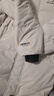 鸭鸭王一博同款冰壳系列3.0pro羽绒服男女长款过膝25冬季新款极寒外套 米白色 XL (建议155-175斤) 实拍图