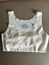 伊服酷姿发育期少女内衣中小童女童裹胸小学生阶段9-12岁透气小背心防凸点 白色 L/80A(参考体重65-75斤) 实拍图
