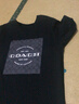 蔻驰（COACH）奥莱男士男装经典标志SQUARE T恤春夏款短袖 黑色 XL 实拍图