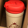 乐扣乐扣（LOCK&LOCK）翻盖小咖杯316保温保冷杯吸管直饮水杯子430ML红色情人节礼物 实拍图