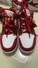 aj莆田纯原婚鞋dunk红色秀禾结婚女板鞋男新款百搭低帮婚鞋新娘鞋 7728白红 35 实拍图