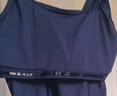 迪卡侬（DECATHLON）连体泳衣女连体裙保守大码温泉度假游泳衣泳装女大码泳衣NABWW 藏青蓝色new L -XL/46 实拍图