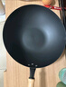 京东京造 炒锅 铁锅炒菜电磁炉燃气灶平底【健康无涂层】进口极铁32cm 实拍图