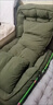 安定家人类狗窝懒人沙发可折叠卧室客厅沙发床巨大阳台单人榻榻米躺椅 墨绿色*【亲肤灯芯绒】/顺丰上门 【136*86】*加大款丨带对大抱枕 实拍图