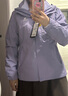 骆驼（CAMEL）三防冲锋衣户外登山服防水防风防污三合一保暖时尚运动外套 A9W114120-1X 丁香紫，女 S 实拍图
