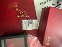 周六福5G工艺黄金耳环女相思水滴球足金耳坠计价A099598 一对 约2.65g  实拍图