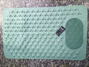 淋浴房洗澡防摔脚垫浴室防滑垫卫生间厕所隔水地垫卫浴缸吸盘垫子 马尔斯绿-按摩款 50*80CM【环保无味】 实拍图