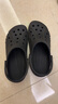 crocs卡骆驰洞洞鞋贝雅男鞋女鞋轻便耐磨一脚蹬拖鞋休闲鞋|10126 黑色-001 39 (240mm) 实拍图