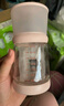 babycare歪头仿母乳防胀气奶瓶0-6月新生儿宽口径玻璃婴儿奶瓶240ml 3-6月 实拍图