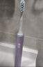 米家小米电动牙刷T302成人/学生 4种净齿模式 150天续航 4支刷头 霜紫色送男友/女友 生日礼物 实拍图