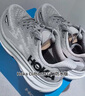 HOKA男款冬季户外轻量克利夫顿 9跑步鞋CLIFTON 9缓震耐磨回弹 雾灰/黑色-宽版 42 实拍图
