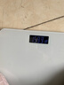香山 体重秤 电子秤人体家用健康秤高精度  高清LCD显示 云白 Type-C充电款 实拍图
