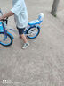 鑫旺彤自行车儿童3-6-10岁单车男女童轻便脚踏车辅助轮5岁女孩车公主车 蓝色【加宽加大坦克轮】 16寸 适合身高105-125cm 实拍图