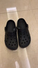 crocs卡骆驰洞洞鞋贝雅男鞋女鞋轻便耐磨一脚蹬拖鞋休闲鞋|10126 黑色-001 41 /42(260mm) 实拍图