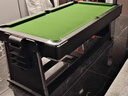 SZX成人标准4合1游戏桌 家庭商用台球乒乓球冰球黑8式室内球厅娱乐桌 7尺4合1-213*111*81cm-黑桌+绿布 实拍图