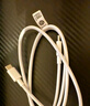 华为6A数据线 USB Type-C转USB Type-C 线长1m/高品质线芯/持久耐用 白色 实拍图