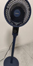 康佳（KONKA）空气循环扇电风扇家用风扇台式摇头小风扇立式换气扇轻音电扇大风量交流定频落地扇KXHS-1801-P 实拍图