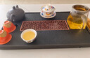 宅轻松 仿乌金石家用茶盘沥水储水功夫茶具托盘干泡茶台排水轻奢托盘 实拍图