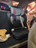 猫头鹰（SAVILE）3-12岁儿童安全座椅大童加宽加高可折叠ISOFIX接口妙拓深空黑 实拍图