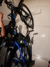 Jeep吉普自行车折叠山地车27速双减震碟刹越野变速单车战神黑蓝三刀轮 实拍图