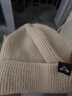 拓路者美利奴羊毛帽男冬季防寒帽子雪地帽护耳针织毛线帽女登山户外防风 浅杏色 实拍图