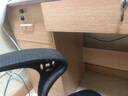 幻狐 （DREAM FOX ） 电脑桌台式家用办公书桌现代简约带抽屉学生学习桌卧室写字桌子 【五抽+柜门】橡胶木色140CM 实拍图