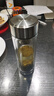 富光玻璃杯双层 带茶隔大容量隔热茶杯高档商务泡茶车载水杯透明杯子 实拍图